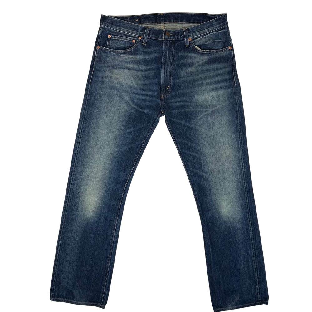 Levis 505-0217 Mens Reg Fit Straight Leg Jeans BIG E Selvedge W38 L32 Talon 42